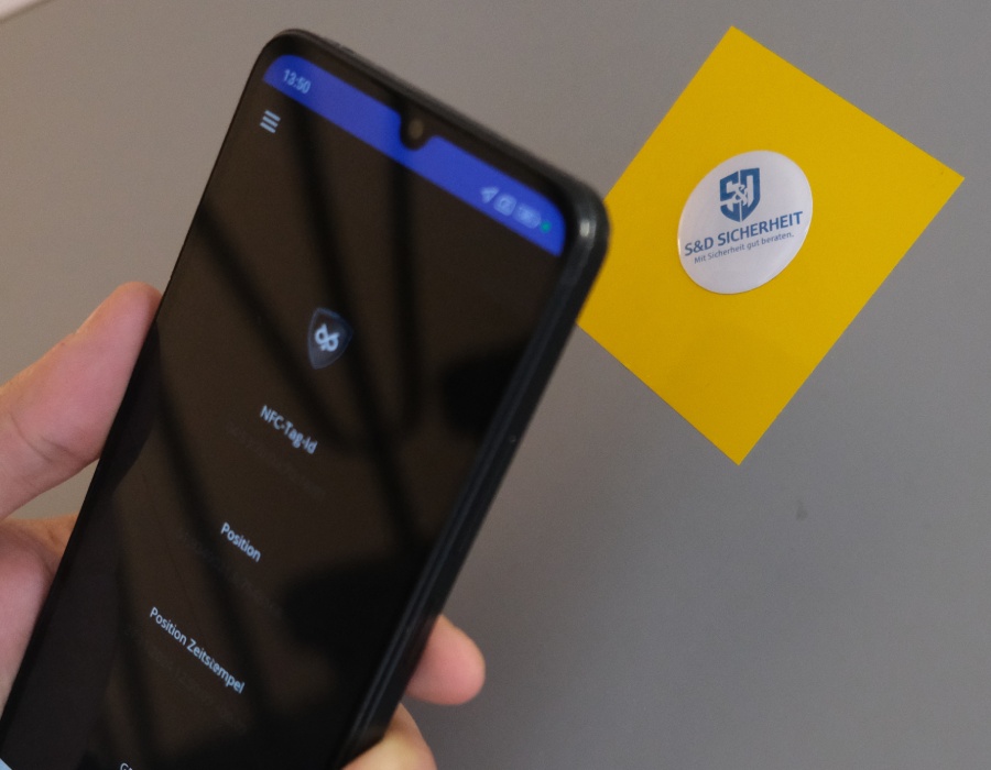 NFC-Scan Zugangskontrolle